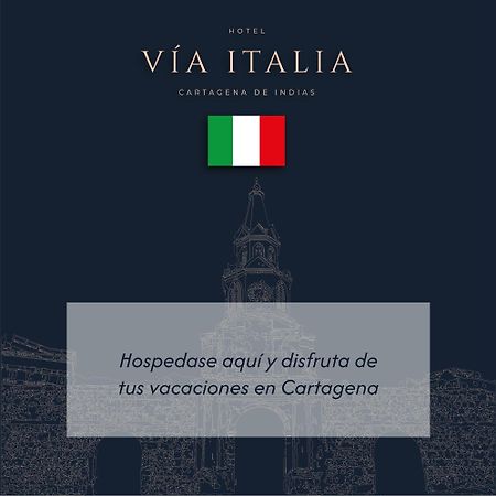 Casa Via Italia Hotell Cartagena Eksteriør bilde